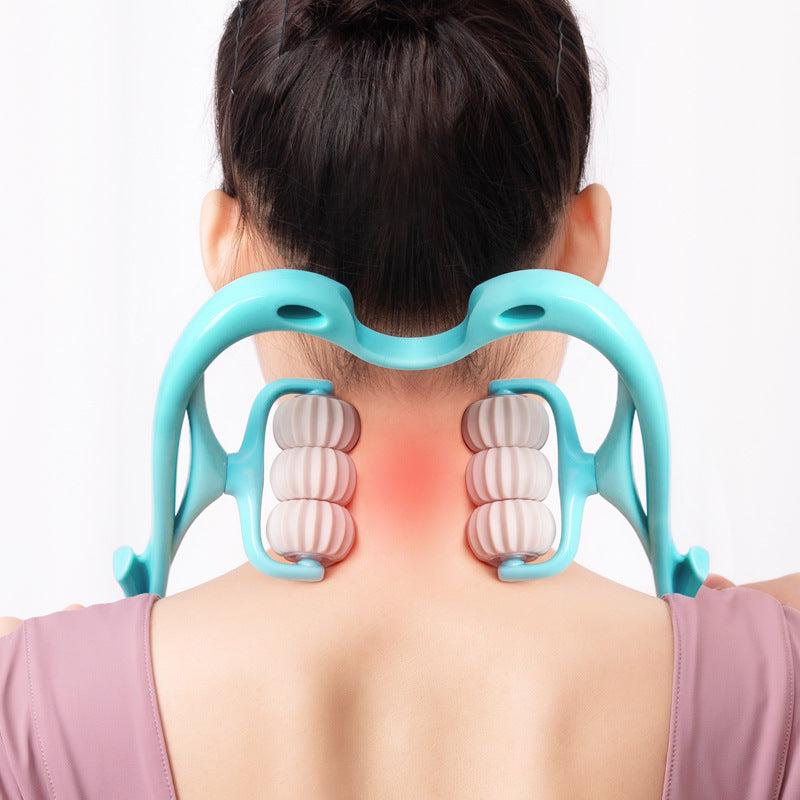 Multifunctional Manual Six-wheel Neck Massage Tool