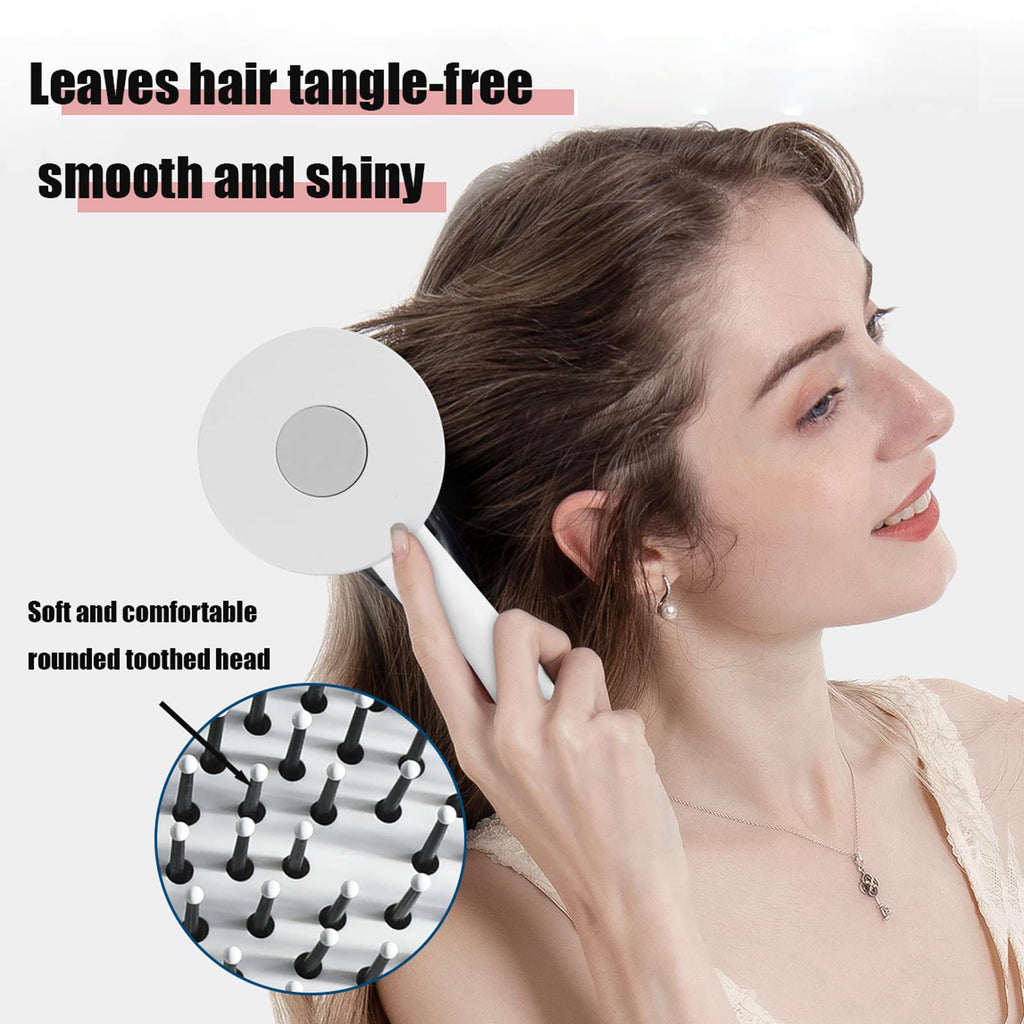 One-key Self-cleaning Hair Brush