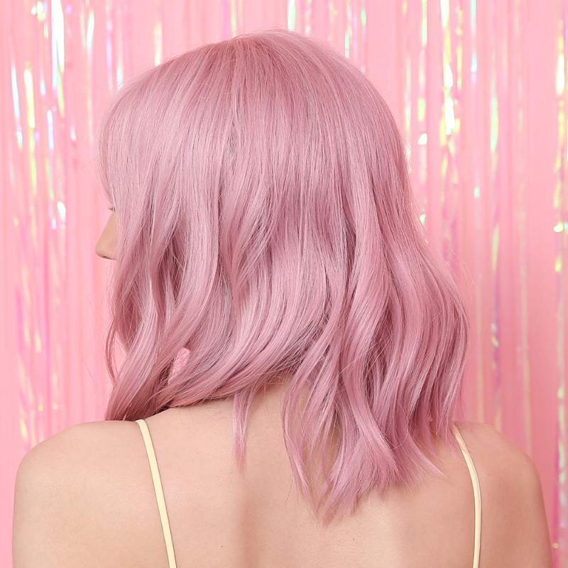 Pink Qi Liu Haizhong Wavy Hair