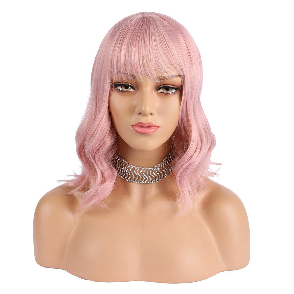 Pink Qi Liu Haizhong Wavy Hair