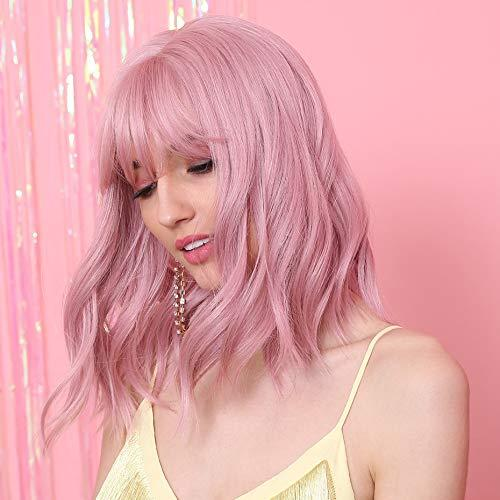 Pink Qi Liu Haizhong Wavy Hair