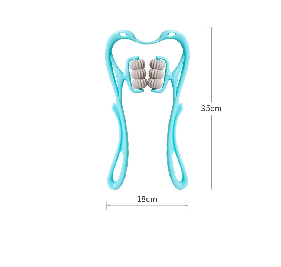 Multifunctional Manual Six-wheel Neck Massage Tool