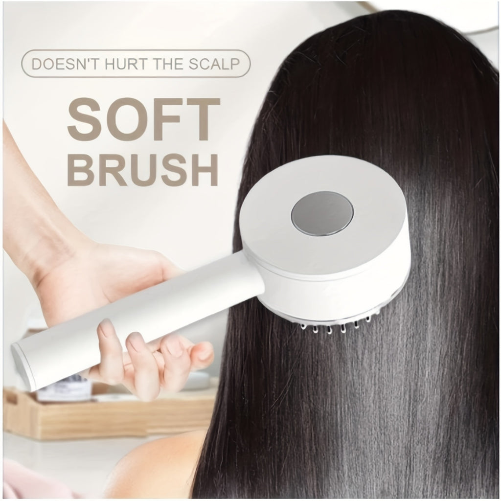 One-key Self-cleaning Hair Brush